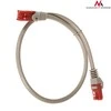 MACLEAN MCTV-300S Maclean MCTV-300S Patchcord UTP cat6 Kabelio kištukas-kištukas 0,5m sidabrinis