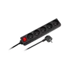 Rebel elektros tinklo ilgintuvas 5 lizdai su jungikliu 3m - 1.5mm