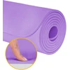 Gimnastikos kilimėlis jogai, pilatesui, fitnesui, 183x61cm, storis 1cm, TPE medžiaga, violetinė, REBEL ACTIVE