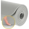 Mata gimnastyczna do ćwiczeń joga, pilates, fitness, 183x61cm, grubość 1cm, materiał NBR, pilka, REBEL ACTIVE