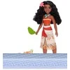 Mattel Disney „Ocean Friends“ princesė Moana, lėlė Moana su vėžliuku, formomis ir smėliu, 27 cm