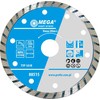 Mega Tarcza Turbo deimantinis diskas (kietasis pumpuras) 115 * 2,2 * 7,0 * 22,2