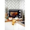 Mikrobangų krosnelė Adler elektrinė orkaitė | AD 6024 | 22 L | 1300 W | Juodas