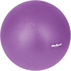 Mini mankštos kamuolys reabilitacijai Pilatesas, 25 cm, su rankine pompa, violetinė, REBEL ACTIVE