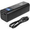 Mobilna „Maclean“ mobilioji išorinė baterija, 24600 mAh, maitinimo šaltinis (PD) 140 W, greitas/greitas/super įkrovimas, 88,56 Wh, 2 x C tipo, USB, MCE335