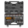 Neo Tools 1/4 colio dvipusis sukimo momento raktas, 5–25 Nm, 21 vnt. rinkinys