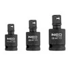 Smūginių jungčių rinkinys NEO 10-256 (1/4", 3/8", 1/2")