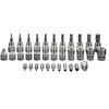 Bity Torx 3/8" antgalių rinkinys, 34 vnt.