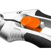 Sekator Šakės genėtuvas 210 mm, ilgis iki 20 mm, aliuminis, TPR guma dengta rankena