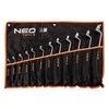 Neo Tools Klucze Raktai su išlenktais žiedais, 6–32 mm, 12 vnt. rinkinys