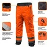 Neo Tools Neo Gerai matomos darbo kelnės, oranžinės, XL dydis (81-761-XL)