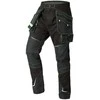 Darbo kelnės NEO Premium PRO XL Dydis (81-234-XL) - Juodos su neoninėmis žaliomis siūlėmis