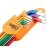 Šešiakampiai Raktai NEO 09-512 (9 vnt., 1.5-10 mm)