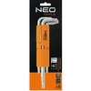 Ilgi Torx raktų rinkinys NEO 09-524 (T10-T50, 9 vnt.)