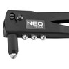 Neo Tools Kniedė plieninėms ir aliuminio kniedėms 2,4 / 3,2 / 4,0 / 4,8 mm