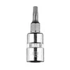 Końcówka Torx TX15 antgalis ant 1/4 colio lizdo, trumpas, 37 mm