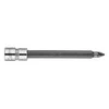 Końcówka PZ1 atsuktuvo antgalis ant 1/4 colio lizdo, ilgas, 87 mm
