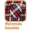 Koszula Raudoni, juodi ir balti languoti flaneliniai marškiniai, M dydis