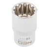 Daugiakampė galvutė NEO 1/2", 16 mm, Spline