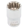 Neo prisukimo galvutė Spline 1/2" 17mm (08-589)
