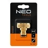 Čiaupo jungtis NEO 15-747 3/4"-1" Žalvaris