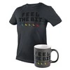 Neo Tools Puodelis su nadrukiem FEEL THE BIT, 330ml