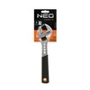 Reguliuojamas raktas NEO 200mm, 0-29mm, chromo vanadžio plienas