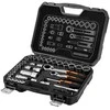 Raktinis NEO TOOLS 10-019 1/4" ir 3/8" Lizdų Rinkinys (46 vnt.)