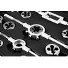 Neo Tools Sriegiklių komplektas NEO 110 vnt. (sriegiai, čiaupai, veržlės)
