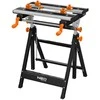 Neo Tools Stół Reguliuojamas aliuminio darbastalis 60 x 58 x 77–107 cm