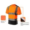 T Shirt Signaliniai marškinėliai Neo Tools, L, oranžiniai, L