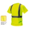 T Shirt Įspėjamieji marškinėliai, geltoni, M
