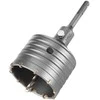 Otwornica 80 mm karbido skylių pjūklas su SDS+ adapteriu ir centravimo grąžtu