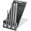 Zestaw Rinkinys SDS Plus betono grąžtų rinkinys, quatro, 5 vnt. rinkinys - 5, 6 x 110 mm + 8, 10, 12 x 160 mm