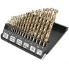 Grąžtas Wiertła HSS-Co metalo grąžtai 1,0–10,0 mm, 19 vnt. rinkinys