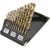 Grąžtas Wiertła HSS-TiN metalo grąžtai 1,5–6,5 mm, 13 vnt. rinkinys