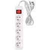 Przedłużacz Prailginimo laidas 3 m, 3 x 1,5 mm2, 5G, baltas, ĮJUNGTA/IŠJUNGTA