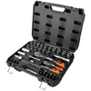 Neo Tools Klucze nasadowe 1/2", 1/4", komplektas 68 vnt., satyna