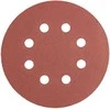 Krążki Šlifavimo diskai su lipdukais, 125 mm, P240, 5 vnt., su 8 skylėmis