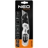 Sulankstomas trapecijos formos peilis NEO TOOLS 63-705 (4 ašmenys, 2 antgaliai)