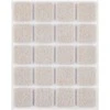 Podkładki Lipnūs veltinio įklotai, šviesiai rudi, 20x20 mm, 20 vnt.