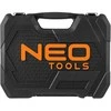 Neo 110 dalių raktų rinkinys 1/2", 1/4", satininis