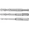 Zestaw Rinkinys SDS Plus betono grąžtų rinkinys, quatro, 3 vnt. rinkinys - 6, 8, 10 x 110 mm