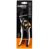 Neo Tools Priekalinis genėtuvas 200 mm, pjovimo diapazonas iki 18 mm, reguliuojamas atstumas tarp jų.