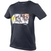 T Shirt Marškinėliai su spauda, ​​motociklo formos, S dydis