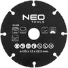 Tarcza HM pjovimo diskas medienai ir plastikui 125 x 22,2 mm