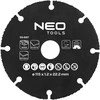 Tarcza HM pjovimo diskas medienai ir plastikui 115 x 22,2 mm