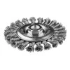 Szczotka Vielinis diskinis šepetys 125 mm, susukta viela, INOX, M14
