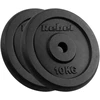 Ketaus svarelių rinkinys 2x10kg, skylė 31mm, klasikinė plokštė, REBEL ACTIVE