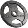 Ketaus olimpinis svarmuo 25 kg, 51 mm skylė, plokštelė su rankenomis, REBEL ACTIVE